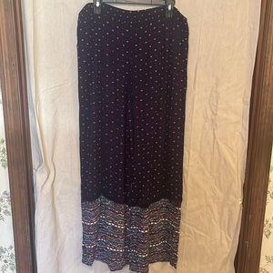 Mossimo Printed Wide Leg Pants Size XL